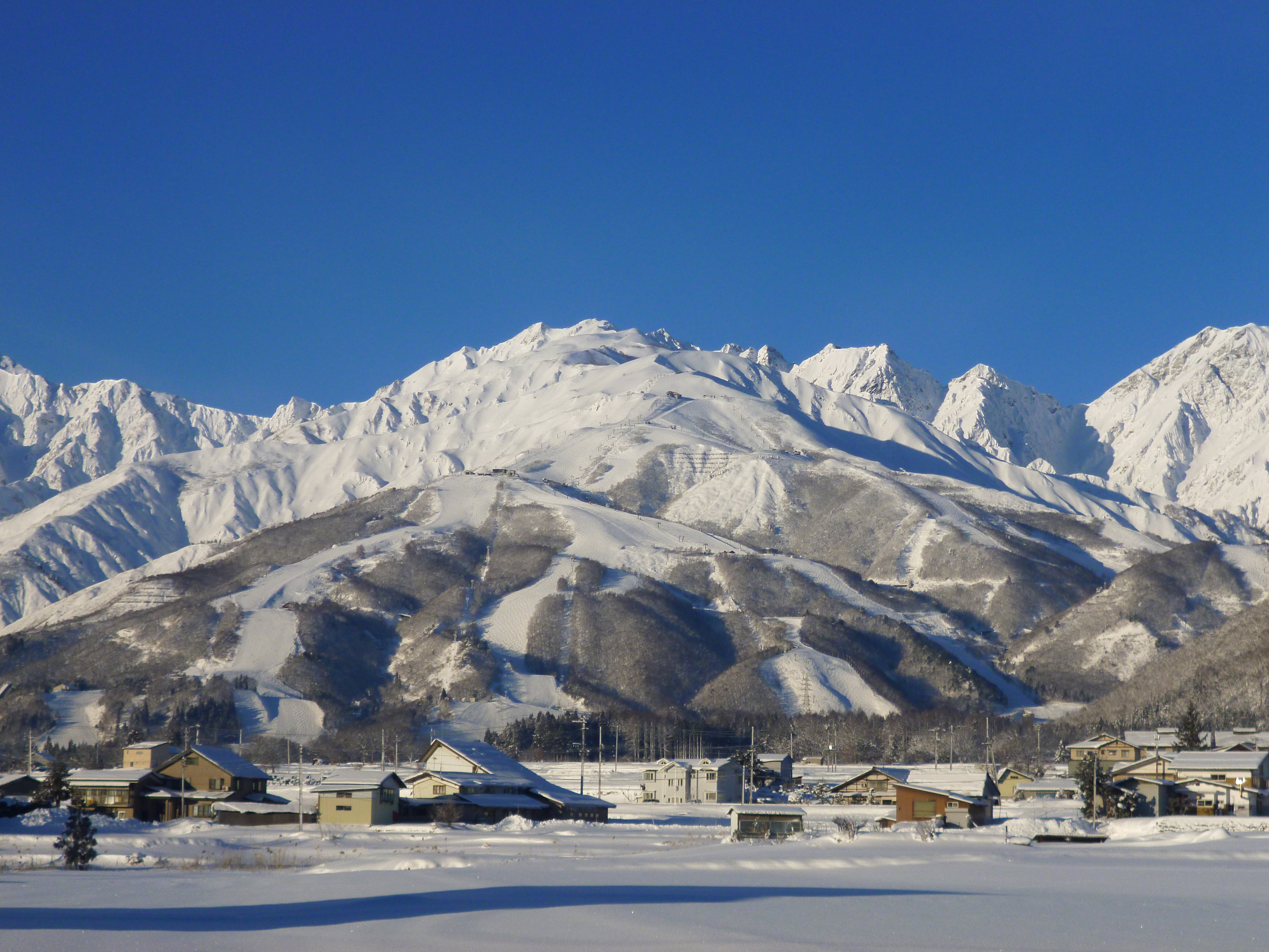 The big mountains of Honshu Island