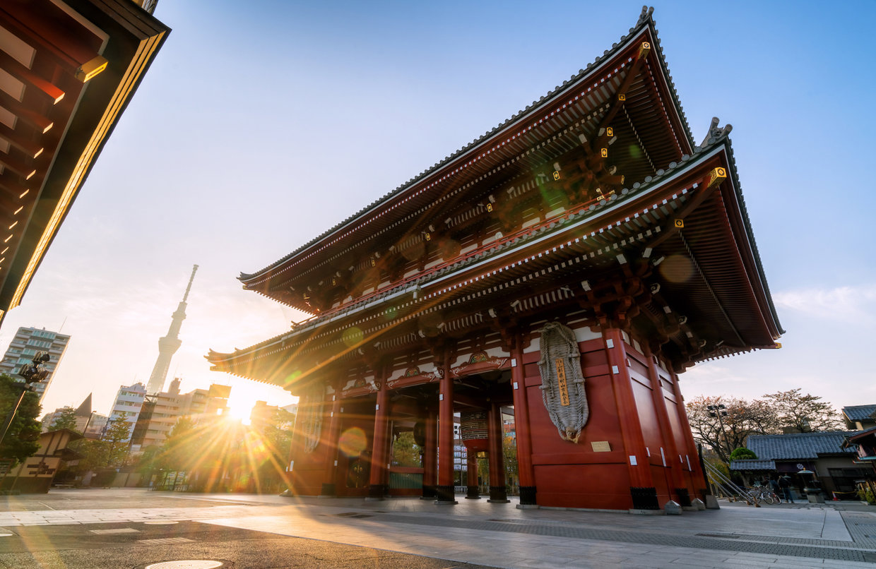 Sensoji Temple in Asakusa, Tokyo